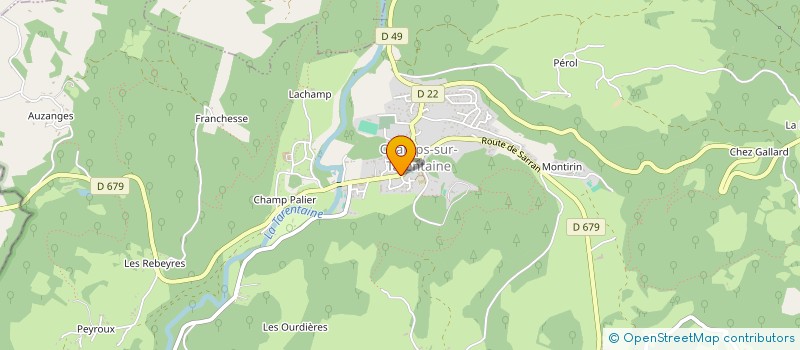 localisation de l'entreprise MONSIEUR SYLVESTRE NICOLAS à CHAMPS-SUR-TARENTAINE-MARCHAL