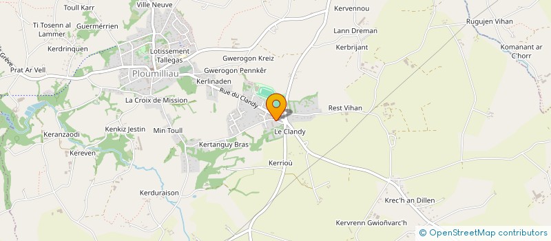 localisation de l'entreprise MONSIEUR SYLVESTRE OLIVEIRA  PLOUMILLIAU