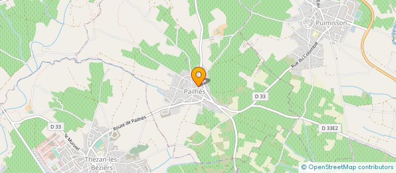 localisation de l'entreprise MONSIEUR SYLVESTRE PADILLA  PAILHES