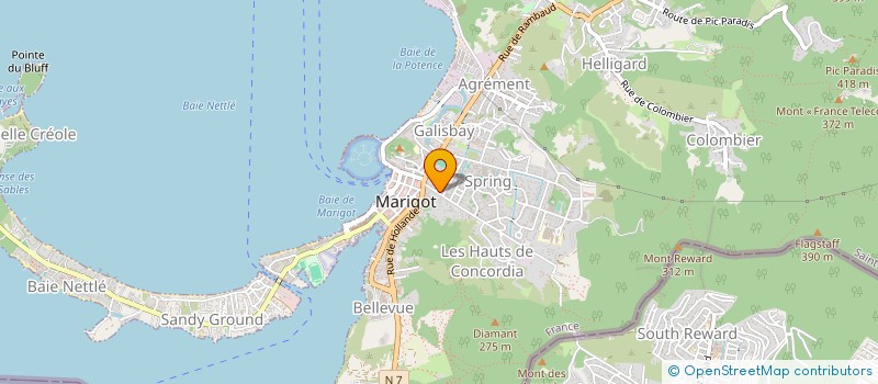 localisation de l'entreprise MONSIEUR SYLVESTRE PECORILLA  SAINT MARTIN