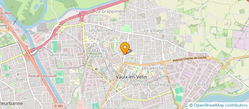 localisation de l'entreprise MONSIEUR SYLVESTRE POPINET  VAULX-EN-VELIN