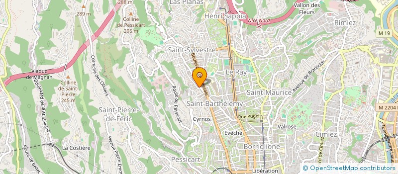 localisation de l'entreprise MONSIEUR SYLVESTRE RATNAM à CAGNES-SUR-MER