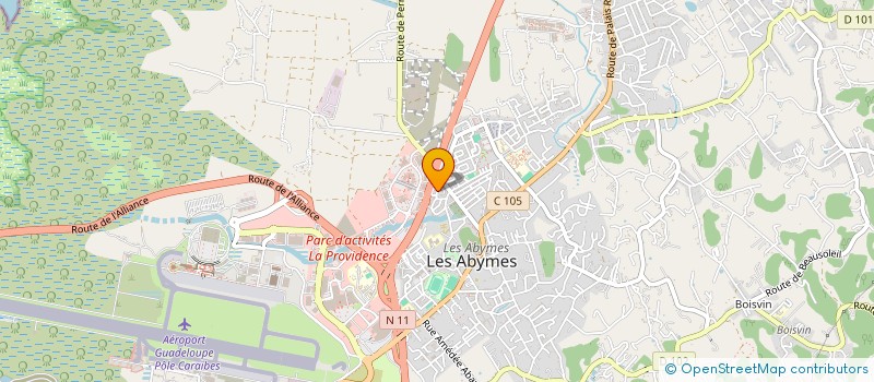 localisation de l'entreprise MONSIEUR SYLVESTRE REINE à LES ABYMES