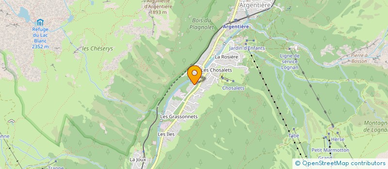 localisation de l'entreprise MONSIEUR SYLVESTRE SLIWINSKI  CHAMONIX-MONT-BLANC