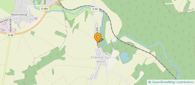 localisation de l'entreprise MONSIEUR SYLVIA ARNAL  CHATILLON-SUR-MORIN