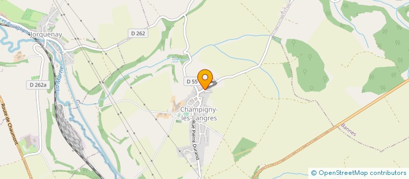 localisation de l'entreprise MONSIEUR SYLVIAN CHARNOT à CHAMPIGNY-LES-LANGRES