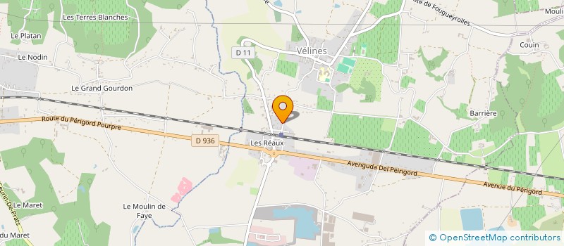 localisation de l'entreprise MONSIEUR SYLVIAN CHEVALME  VELINES