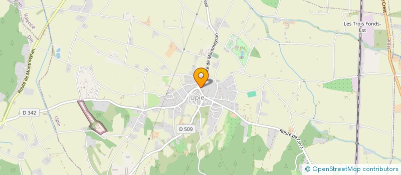 localisation de l'entreprise MONSIEUR SYLVIAN DOMONT  UPIE