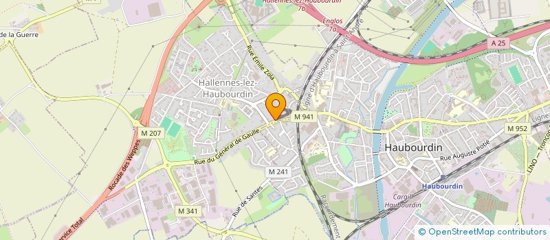 localisation de l'entreprise MONSIEUR SYLVIAN DUFLOT à HALLENNES-LEZ-HAUBOURDIN