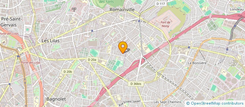 localisation de l'entreprise MONSIEUR SYLVIAN MERCADER à BAGNOLET