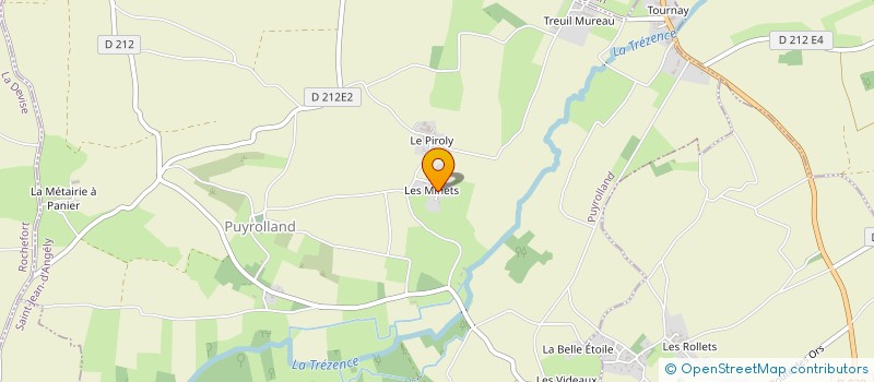localisation de l'entreprise MONSIEUR SYLVIANE VERNILE à PUYROLLAND