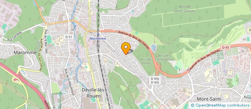 localisation de l'entreprise MONSIEUR SYLVIANO FREIRE-DIAZ  NOTRE-DAME-DE-BONDEVILLE