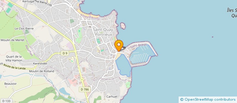 localisation de l'entreprise MONSIEUR SYLVIE HONORE  SAINT-QUAY-PORTRIEUX