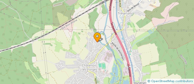 localisation de l'entreprise MONSIEUR SYLVIE HUTINET OBERREIDER  CHATENOIS-LES-FORGES