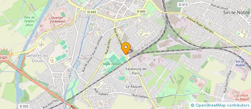 localisation de l'entreprise MONSIEUR SYLVIE NEMERY  DOUAI