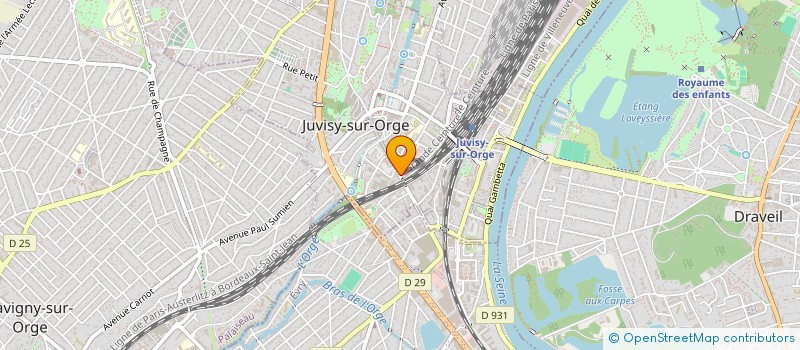 localisation de l'entreprise MONSIEUR SYLVINOU MENDY à JUVISY-SUR-ORGE