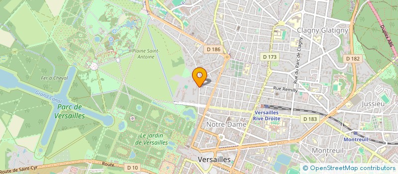 localisation de l'entreprise MONSIEUR SYLVIO ALBERTI à VERSAILLES