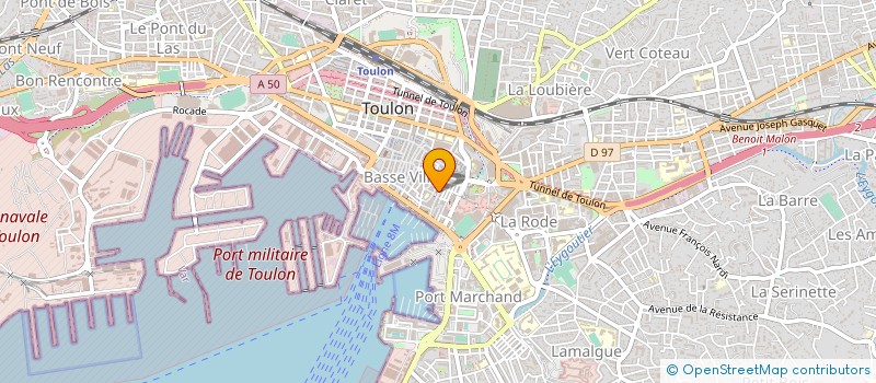 localisation de l'entreprise MONSIEUR SYLVIO COCCIOLI  TOULON