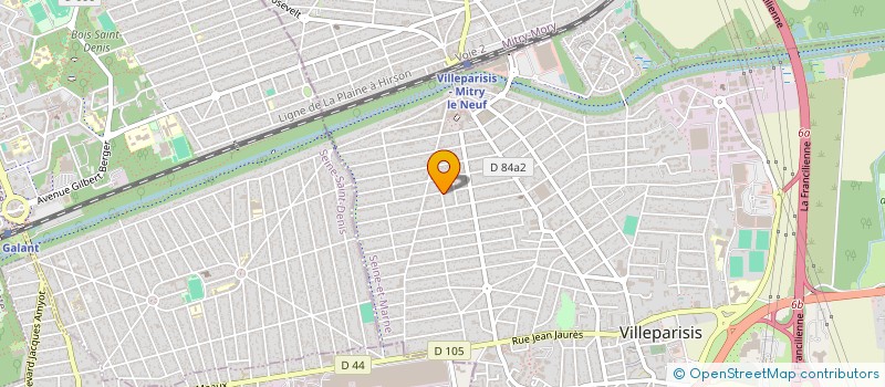 localisation de l'entreprise MONSIEUR SYLVIO FLORVIL  VILLEPARISIS