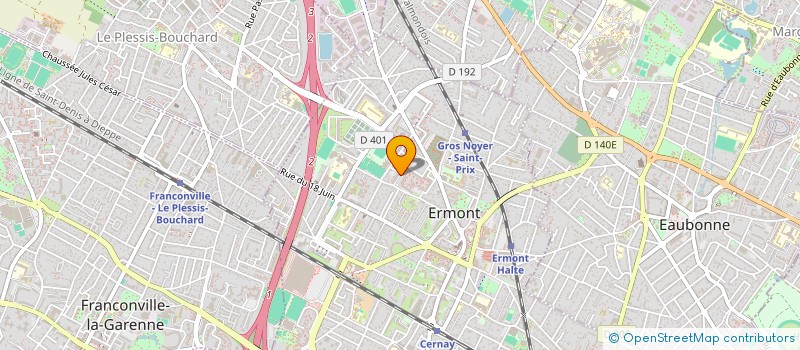 localisation de l'entreprise MONSIEUR SYLVIO LOUIS  ERMONT