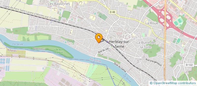 localisation de l'entreprise MONSIEUR SYLVIO MARTINS  HERBLAY-SUR-SEINE