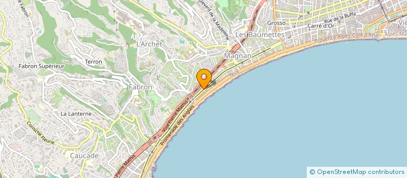 localisation de l'entreprise MONSIEUR SYLVIO SACCOMANNO à NICE