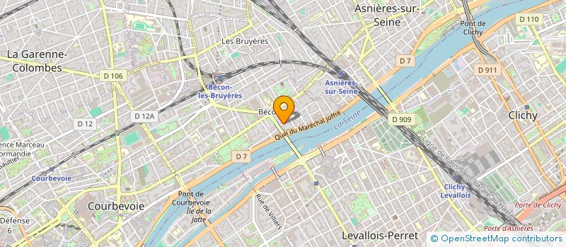 localisation de l'entreprise MONSIEUR SYLWIN KRUZA à COURBEVOIE