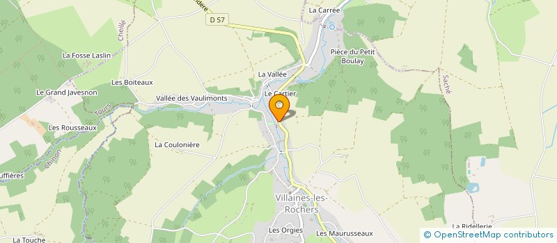 localisation de l'entreprise MONSIEUR SYMEON LEFEBVRE à VILLAINES-LES-ROCHERS