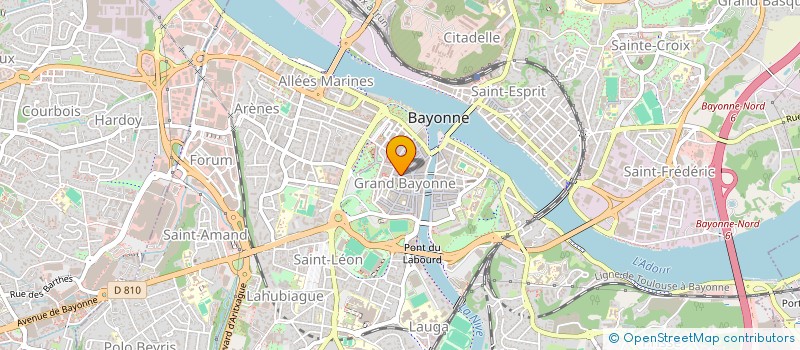 localisation de l'entreprise MONSIEUR SYMON DANFLOUS à BAYONNE