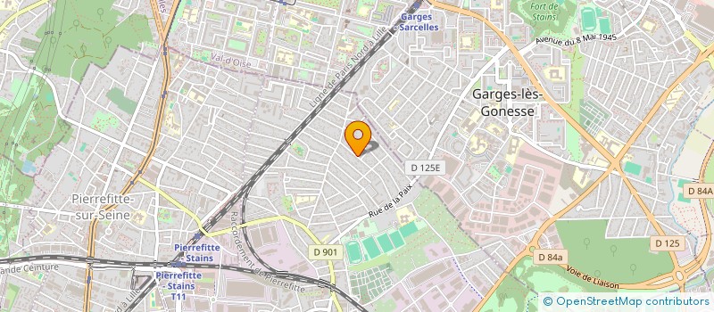 localisation de l'entreprise MONSIEUR SYMPHORIEN MONSIA  STAINS