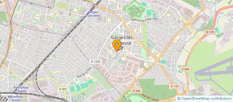 localisation de l'entreprise MONSIEUR SYMS OBIRI YEBOAH  GARGES-LES-GONESSE