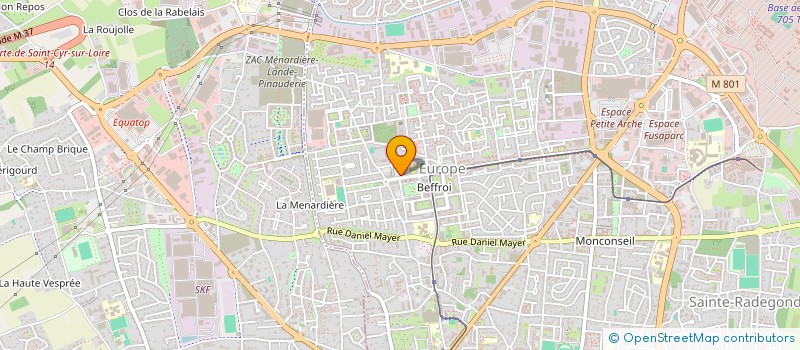 localisation de l'entreprise MONSIEUR SYNDRIC ZOUKRA  TOURS