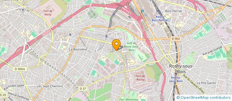localisation de l'entreprise MONSIEUR SYPHAX SAIDANI  MONTREUIL
