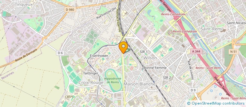 localisation de l'entreprise MONSIEUR SYRIENNE MAKKAWI  REIMS