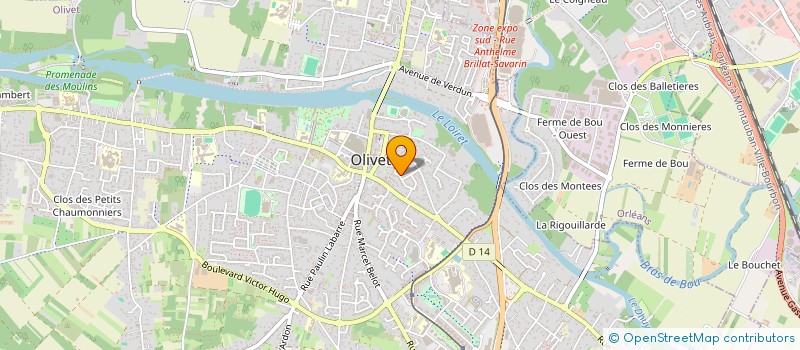 localisation de l'entreprise MONSIEUR SYSAVANH KHAOPHONE à OLIVET