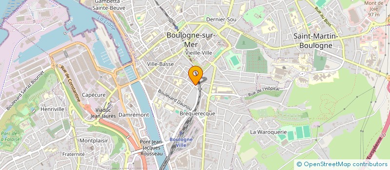 localisation de l'entreprise MONSIEUR SYVAIN COQUELAERE à BOULOGNE-SUR-MER
