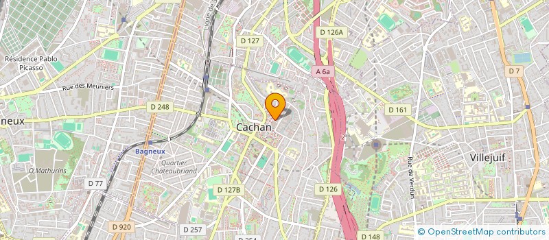localisation de l'entreprise MONSIEUR SYVARRAH RAVOSOA NDRANTO à CACHAN
