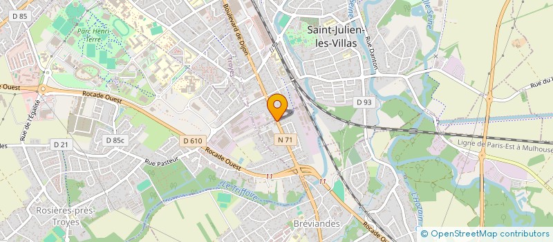 localisation de l'entreprise MONSIEUR SYWABIEN SORO  BREVIANDES