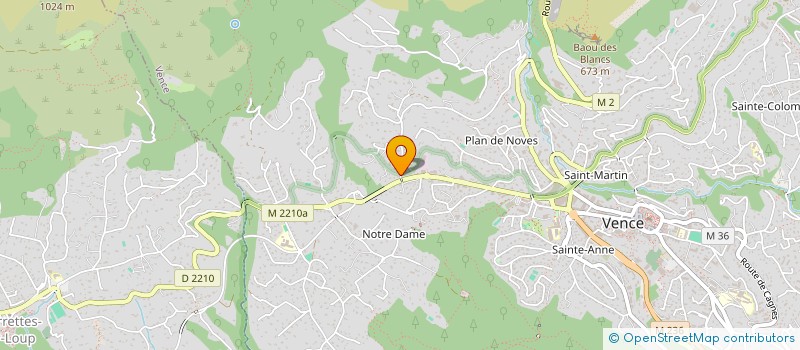 localisation de l'entreprise MONSIEUR SZABOLCS HORNUNG à VENCE