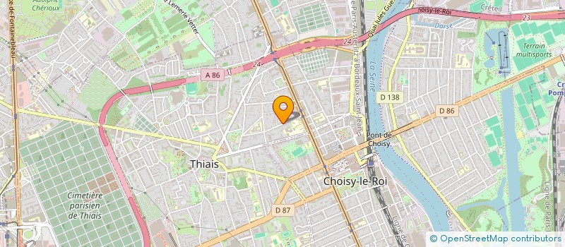 localisation de l'entreprise MONSIEUR SZYMON WEGLARZ  THIAIS