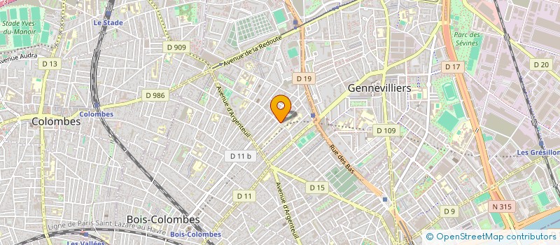 localisation de l'entreprise MONSIEUR TABA CAMARA  ASNIERES-SUR-SEINE