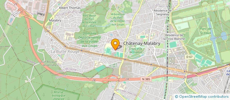 localisation de l'entreprise MONSIEUR TABA TRAORE  CHATENAY-MALABRY