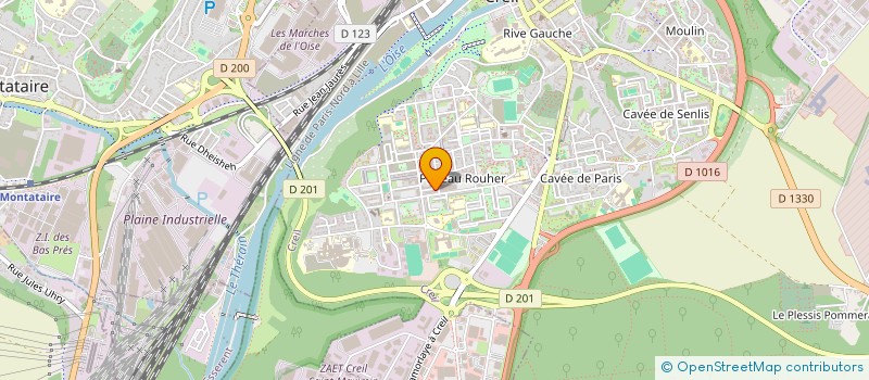 localisation de l'entreprise MONSIEUR TABBASUM MANZOOR  CREIL