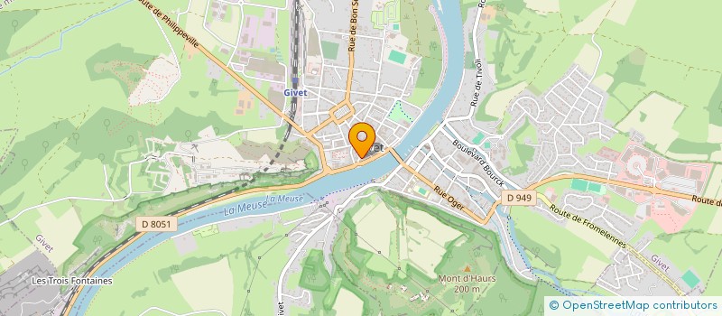 localisation de l'entreprise MONSIEUR TACETTIN DELI  GIVET