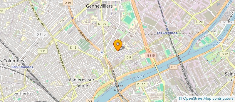 localisation de l'entreprise MONSIEUR TACFARINAS SADI OUFELLA à GENNEVILLIERS