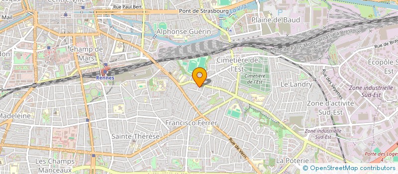 localisation de l'entreprise MONSIEUR TADESSE AREGAY  RENNES