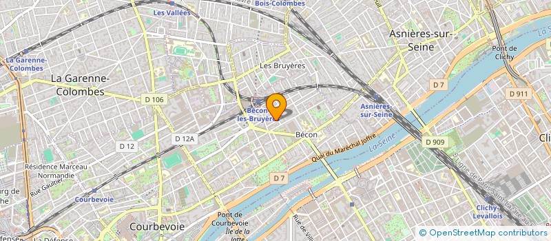 localisation de l'entreprise MONSIEUR TADEUSZ JAMROSZ  COURBEVOIE