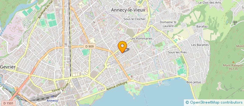 localisation de l'entreprise MONSIEUR TADEUSZ MATHIA  ANNECY