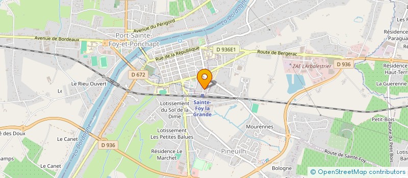 localisation de l'entreprise MONSIEUR TADEUSZ PACZULA  SAINTE-FOY-LA-GRANDE