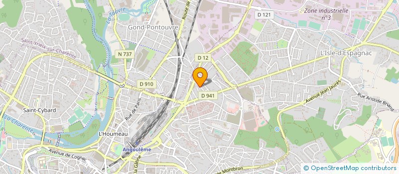 localisation de l'entreprise MONSIEUR TADJI MOIRABOU à ANGOULEME